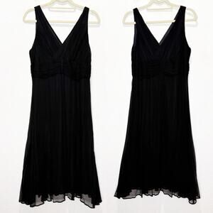 NWOT The J. Peterman Co. Vintage 90s Silk Dot Dress Whimsigoth Midi Deadstock